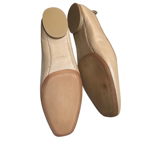 Vince Vivian Leather Ballet Flat Size 6.5M - Picture 6 of 6